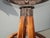 Brown Antique Industrial Adjustable Swivel Oak Drafting Stool Barstool 1of3 ~ # 2 For Sale - Image 8 of 17