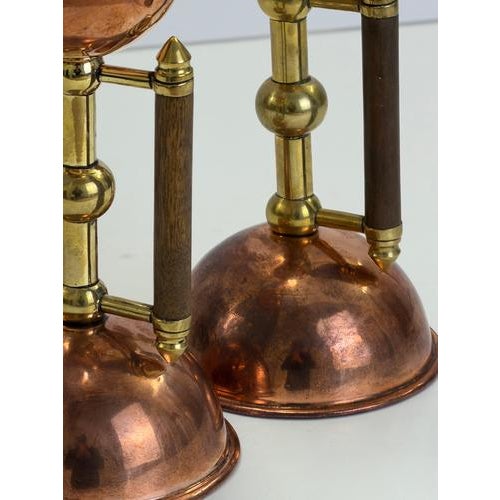 Arts and Crafts Copper Candlesticks attributed to Benham & Froud, 1880s, Set of 2 For Sale - Image 6 of 10