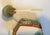 Mid 20th Century Vintage Hand Painted Chinese Porcelain Snuff Bottle With Jade Top For Sale - Image 5 of 7