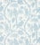 Sample - The House of Scalamandré Balinese Peacock Linen Print Fabric, Sky For Sale