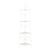 Turuca 4 Tier Corner Shelf - Antique White For Sale