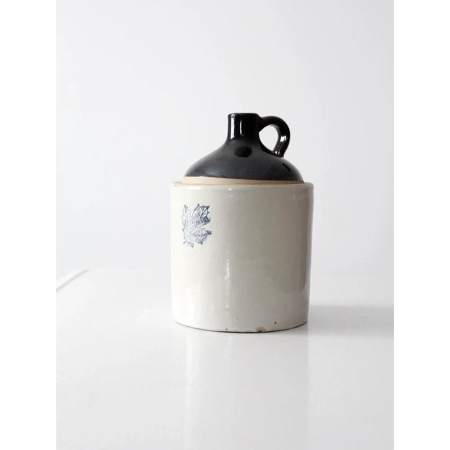 Antique Western Stoneware Crock Jug For Sale - Image 4 of 9