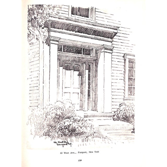 White "Greek Revival Details" 1968 Schmidt, Carl F. (Signed) For Sale - Image 8 of 11