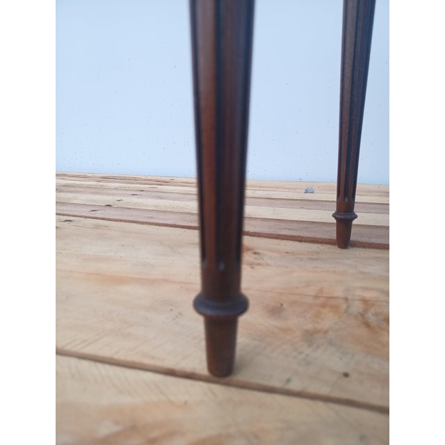 French 1950s French Louis XVI Style Bouillotte Table For Sale - Image 3 of 15