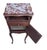 Antique French Louis XV Style Marble Top Smoking Stand/Night Stand/End Table The cabinet has a carved front. single drawer...