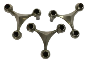 Set of Three Nagel and Stoffi Candleholders