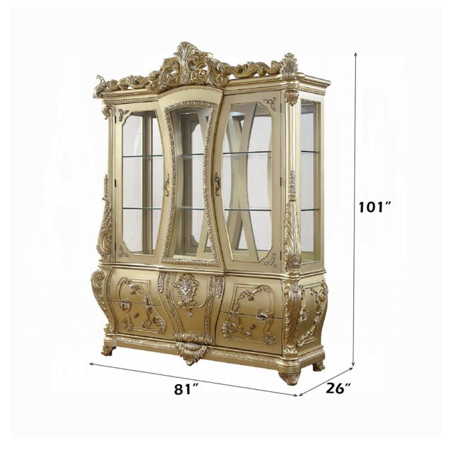 Early 21st Century Casa Milano Bellagio 12-Piece Luxury Gold Dining Collection For Sale - Image 5 of 12