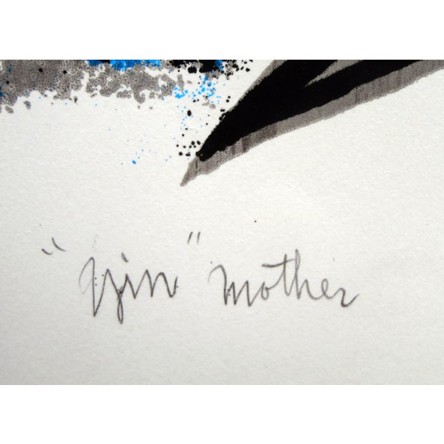 1970s Vintage Chao Chung-Hsiang Mother Original Print For Sale - Image 4 of 5