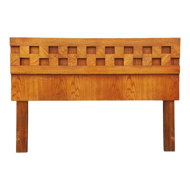 Lane Brutalist Queen Headboard For Sale
