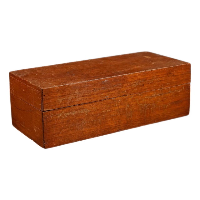 1940s Vintage Cross Slide Box For Sale