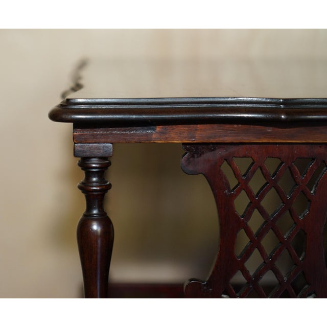 Antique Victorian Aesthetic Movement Hardwood Revolving Bookcase Book Table, 1880 For Sale - Image 3 of 15