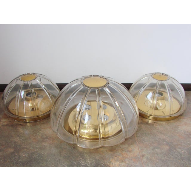 Vintage Wall Lamps and Ceiling Light from Limburg, Germany, 1970s, Set of 3 For Sale - Image 9 of 12