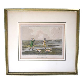 Snipe Shooting 1820 Chromolithograph by Henry Alken For Sale