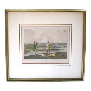 Snipe Shooting 1820 Chromolithograph by Henry Alken
