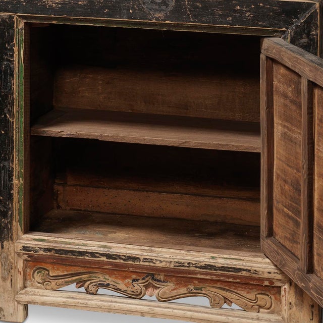 Antique Painted Gansu Sideboard, 1890s For Sale - Image 11 of 12