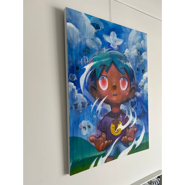 Children's Abba Father by Felix Abcede (2025) , Acrylic on Canvas For Sale - Image 3 of 6