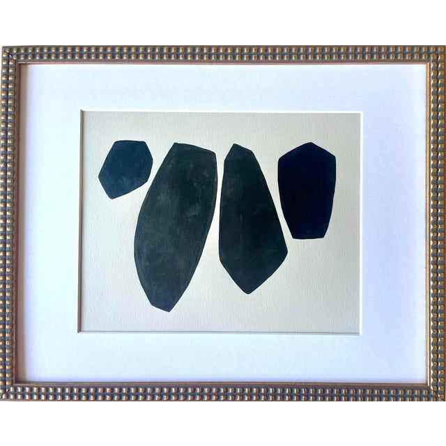 2025 Contemporary Abstract Gallery Wall Collection of Paintings on Paper and Canvas by Artist r.k. Red For Sale In San Francisco - Image 6 of 11