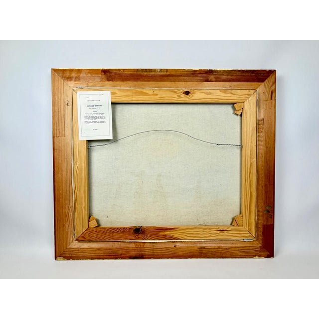 Gerharld Bernhard, Coastal Scene, Oil on Canvas, 1970s, Framed For Sale - Image 9 of 10
