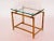 Mid 20th Century Mid Century Modern Eichholtz Stlye Glass and Brass End Table For Sale - Image 13 of 13