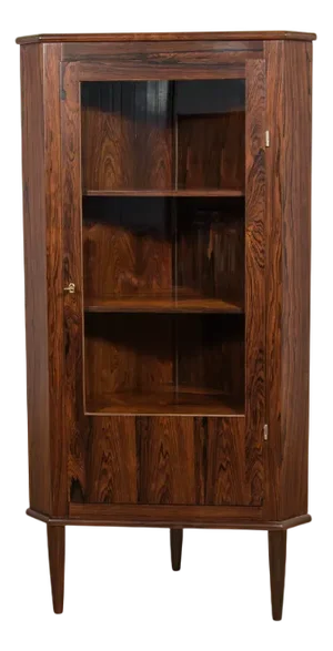 Mid-Century Rosewood Corner Cabinet, Denmark, 1960s