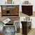 Oak Bar Counter with Original Zinc and Tin Cladding For Sale - Image 3 of 18