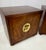 Vintage Henredon Attributed Asian Asian-Inspired Walnut Nightstands / Cabinets – Pair For Sale - Image 12 of 16