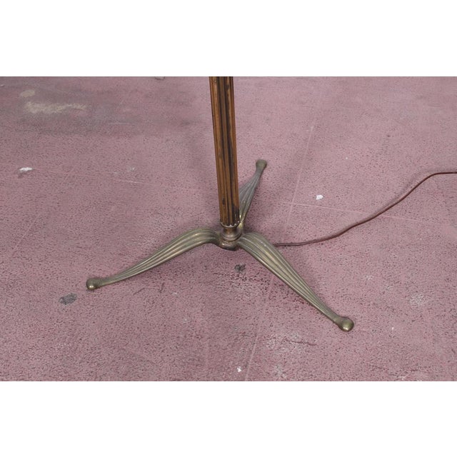 Mid-Century Brass Floor Lamp, 1950s For Sale - Image 4 of 18