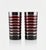 1960s Mid-Century Modern Ruby Cut-to-Clear Glassware Collection. Set of Six For Sale - Image 4 of 5