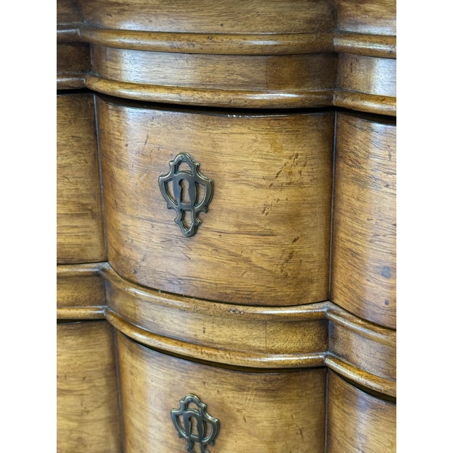 Stone Thomasville “Hills of Tuscany” Three Drawer Stone Top Chest / Nightstand For Sale - Image 7 of 12