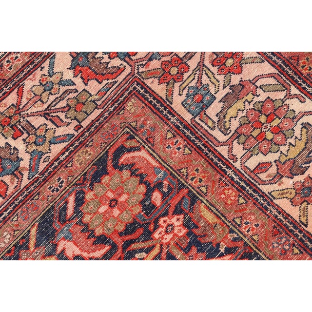 Antique Persian Fine Malayer Rug With All-Over Floral Design 4'0 X 6'0 For Sale - Image 12 of 12