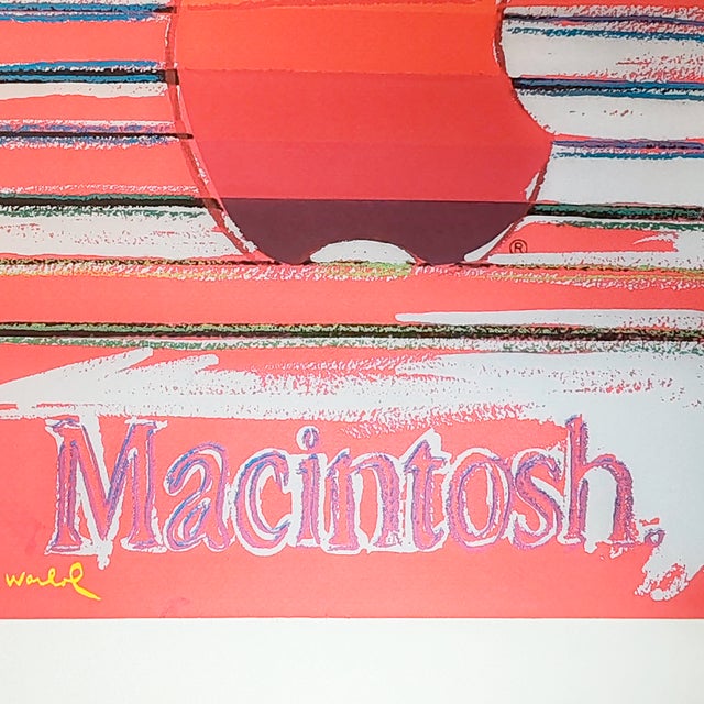 After Andy Warhol, Apple Macintosh, Lithograph, 1980s For Sale - Image 6 of 7