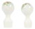 19th Century Napoleon III Painted Opaline Stoppers, Set of 2 For Sale