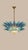 Mid-Century Modern Blue Turquoise Palmette Murano Chandelier, 82 Elements Murano Shutters - a Pair For Sale - Image 3 of 5