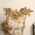 Metal Claude Boeltz 24kt Gold Plated Exploded Bronze v-Shape Sconces W/ Rock Crystals For Sale - Image 7 of 12