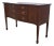 Biggs Mahogany Serpentine Front Sideboard Server For Sale