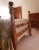 1950s Pine Full Size Bed with Turned Head and Footboard For Sale - Image 4 of 7