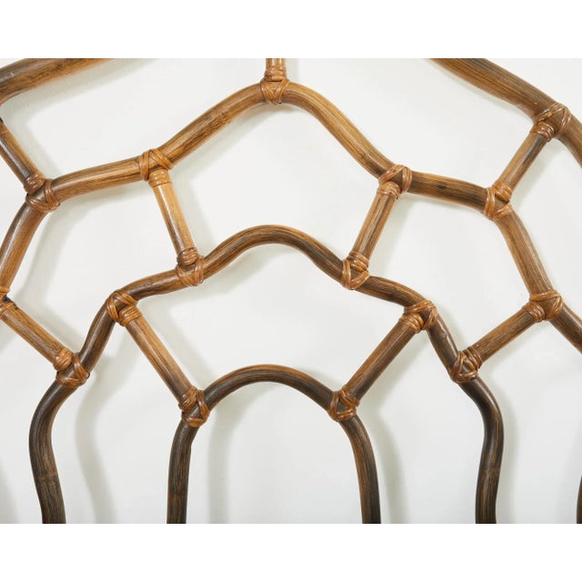 Organic Modern McGuire Style Rattan Double Headboard For Sale In Sacramento - Image 6 of 13