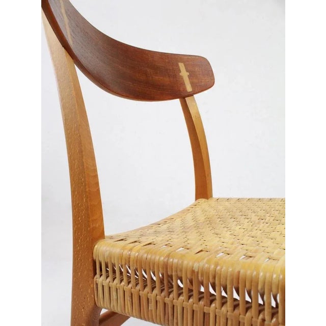 Carl Hansen & Søn Dining Chairs Model Ch23 by Hans J Wegner for Carl Hansen & Son, Denmark, 1950s, Set of 4 For Sale - Image 4 of 9