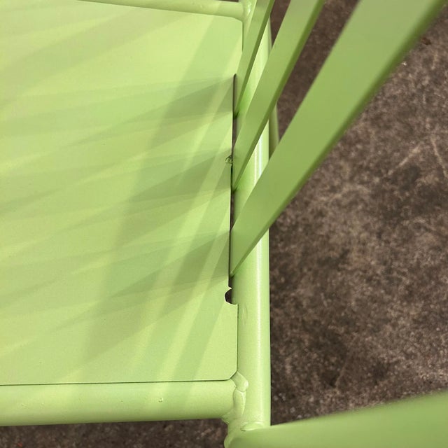 Set of 6 Model 222 Dining Chairs by Robert Mallet-Stevens Older Originals New Powder Coat For Sale - Image 12 of 13