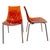 One of the most iconic pieces from the Italian brand Calligaris: the "Ice" chair. Featuring chrome-plated metal legs and a...