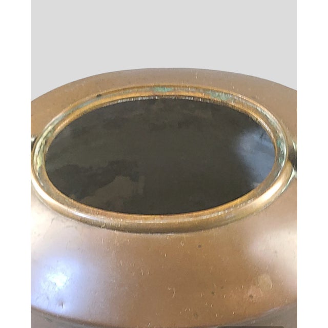 Antique English George III Copper Kettle Pot 1800s For Sale - Image 4 of 12