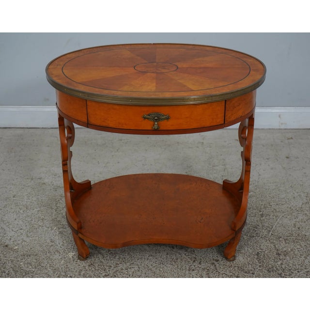 Age: Approx: 30 Years Old Details: Brass Trimmed Edge High Quality Construction Solid Brass Hardware Satinwood Finish...