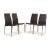 Maya Leather Chairs in Grey from Cattelan Italia, Set of 4 For Sale - Image 12 of 12
