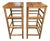 Vintage Bamboo High Bar Stools, 1970s, Set of 2 For Sale