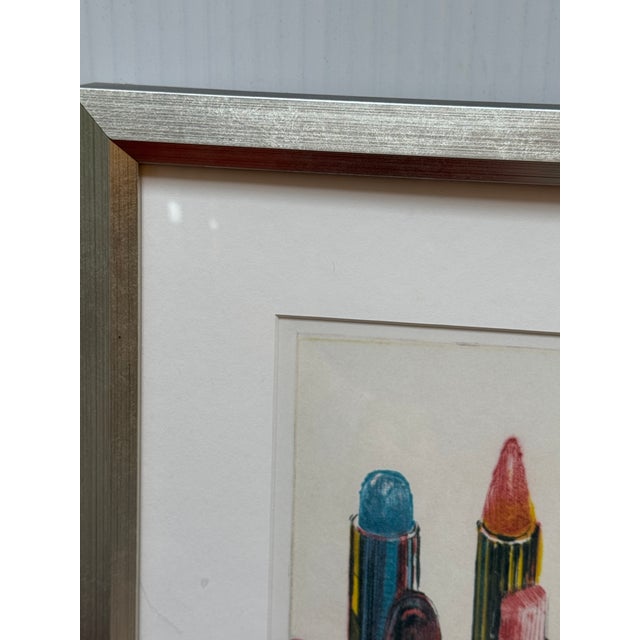 Wayne Thiebaud Lipsticks Print, Signed For Sale - Image 10 of 12