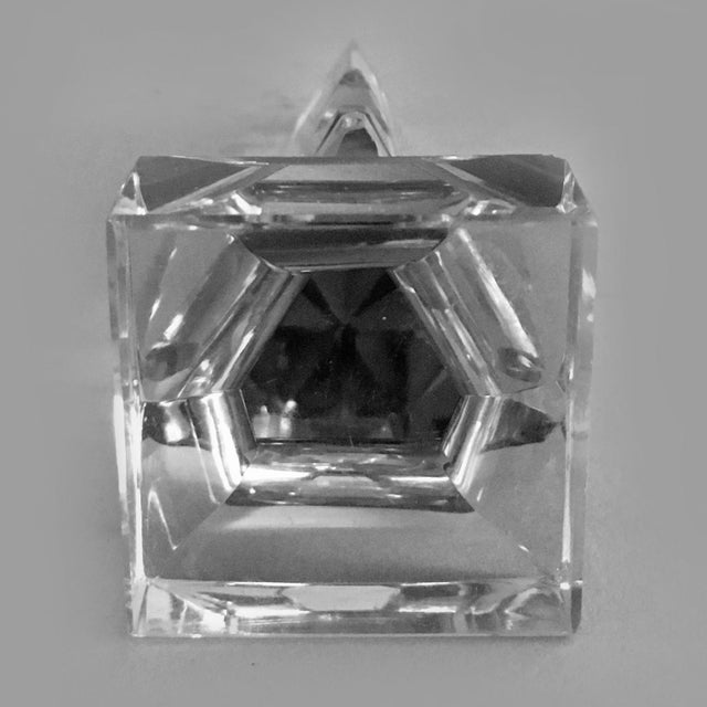 Cut Crystal Obelisk Prism Chairish