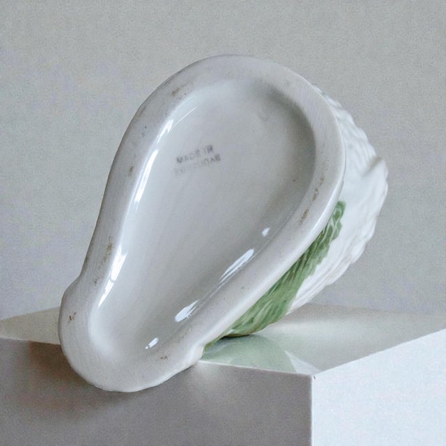 Forest Green Large Vintage Owl Carafe in Earthenware, 1950s For Sale - Image 8 of 9