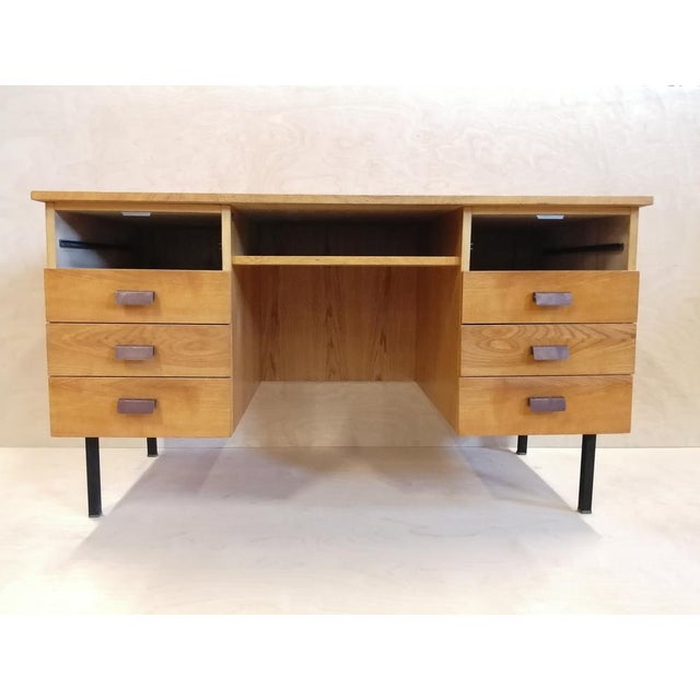 Writing Desk with Drawers, 1980s For Sale - Image 4 of 18