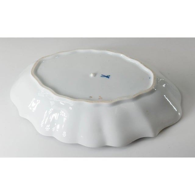 19th Century German Meissen Floral Decorated Bowl For Sale - Image 11 of 11