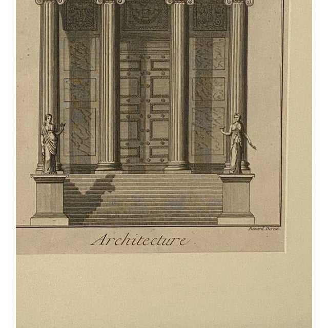 Grand Tour Original Neoclassical Engraving, Italy Circa 1780 For Sale - Image 4 of 6